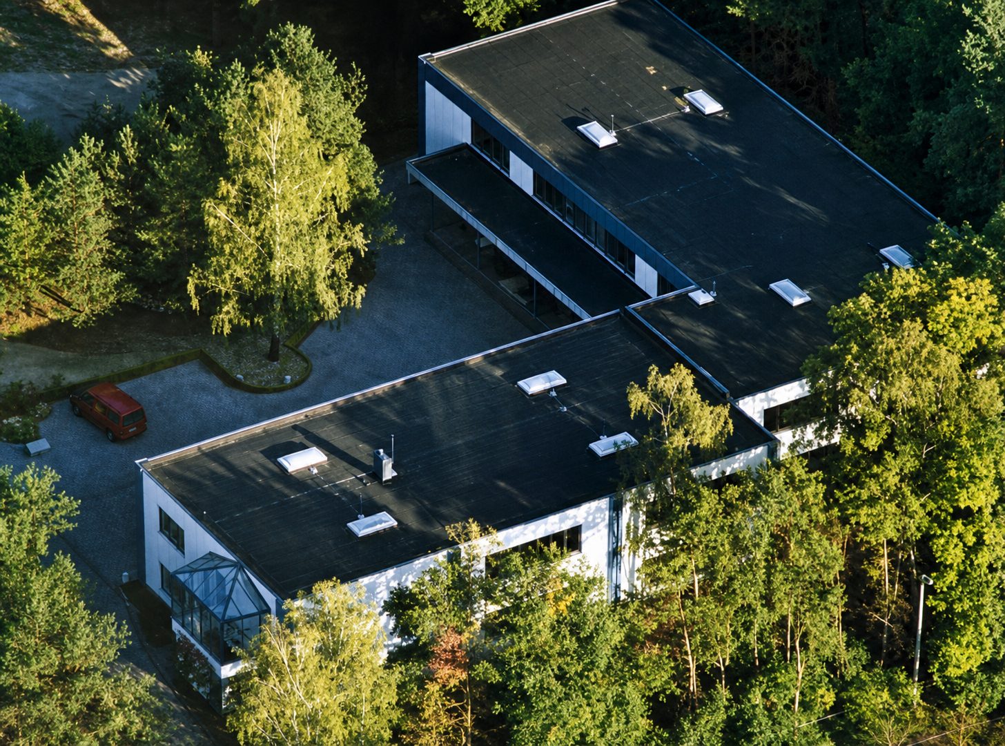 Restaurierte Originalaufnahme des Wittler-Produktionsstandorts Groß Köris an der Landhausstraße
